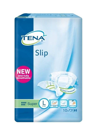 PANNOLONE PER INCONTINENZA A MUTANDINA TENA SLIP SUPER L 10 PEZZI - Newepa Srl