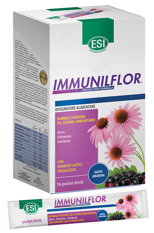 ESI IMMUNILFLOR POCKET DRINK 16 POCKET DRINK - Newepa Srl