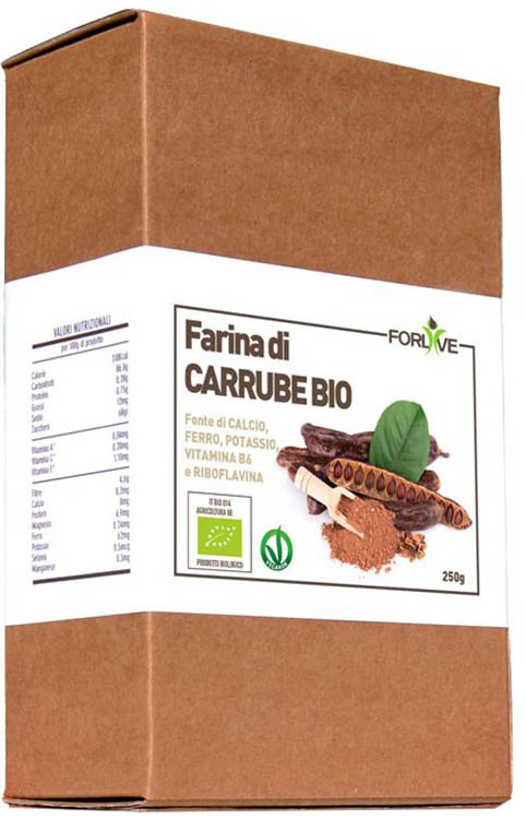 FARINA DI CARRUBE BIO 250 G - Newepa Srl