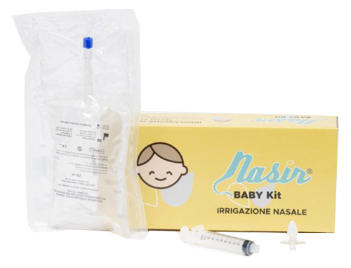 NASIR BABY SACCA 250 ML + 1  EROGATORE + 1 SIRINGA 10 ML - Newepa Srl
