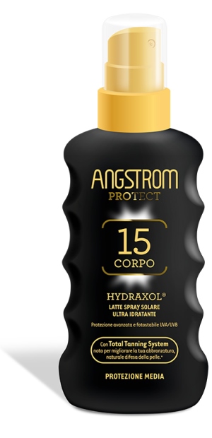 ANGSTROM PROTECT HYDRAXOL LATTE SPRAY SOLARE PROTEZIONE 15 175 ML - Newepa Srl