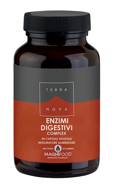 TERRANOVA COMPLESSO DI ENZIMI DIGESTIVI 50 CAPSULE - Newepa Srl