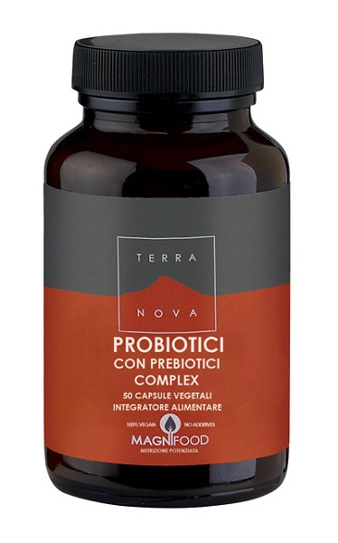 TERRANOVA PROBIOTICI CON PREBIOTICI COMPLEX 50 CAPSULE VEGETALI - Newepa Srl