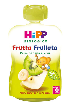 HIPP BIO FRUTTA FRULLATA PERA BANANA KIWI 90 G - Newepa Srl