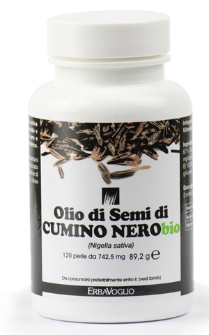 OLIO SEMI CUMINO NERO BIO - 120 PERLE - Newepa Srl