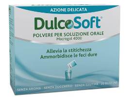 DULCOSOFT POLVERE PER SOLUZIONE ORALE 20 BUSTINE - Newepa Srl