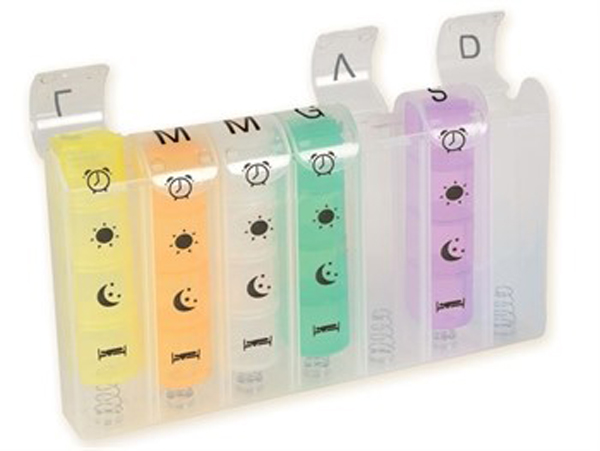 PORTAPILLOLE SETTIMANALE X4 SPRING ITA - Newepa Srl
