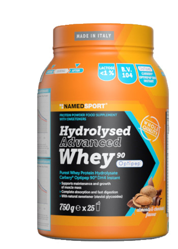 HYDROLYSED ADVANCED WHEY CHOCO ALMOND 750 G - Newepa Srl
