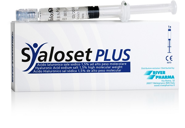 SIRINGA INTRA-ARTICOLARE SYALOSET PLUS ACIDO IALURONICO SALE SODICO 1,5% AD ALTO PESO MOLECOLARE 4 ML - Newepa Srl