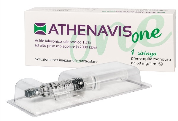 SIRINGA INTRA-ARTICOLARE ATHENAVIS ONE ACIDO IALURONICO 1,5% 4 ML - Newepa Srl