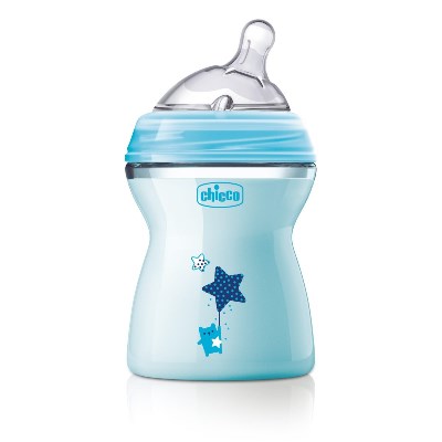 CHICCO BIBERON NATFEEL 2M+ BOY 250 ML - Newepa Srl