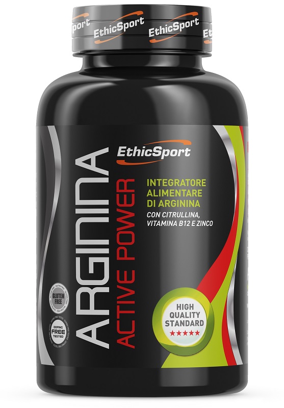 ETHICSPORT ARGININA ACTIVE POWER 90 COMPRESSE DA 1500 MG - Newepa Srl