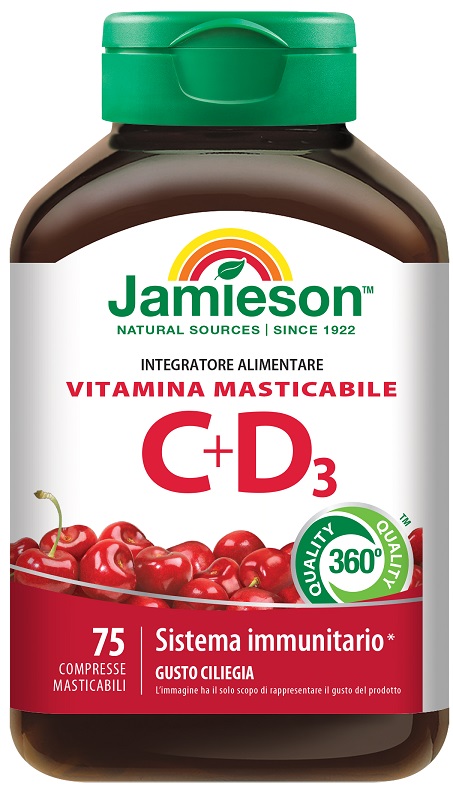 JAMIESON VITAMINA C 500 + D 75 COMPRESSE - Newepa Srl