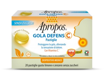 APROPOS GOLA DEFENS C LIMONE/ZENZERO 20 PASTIGLIE - Newepa Srl