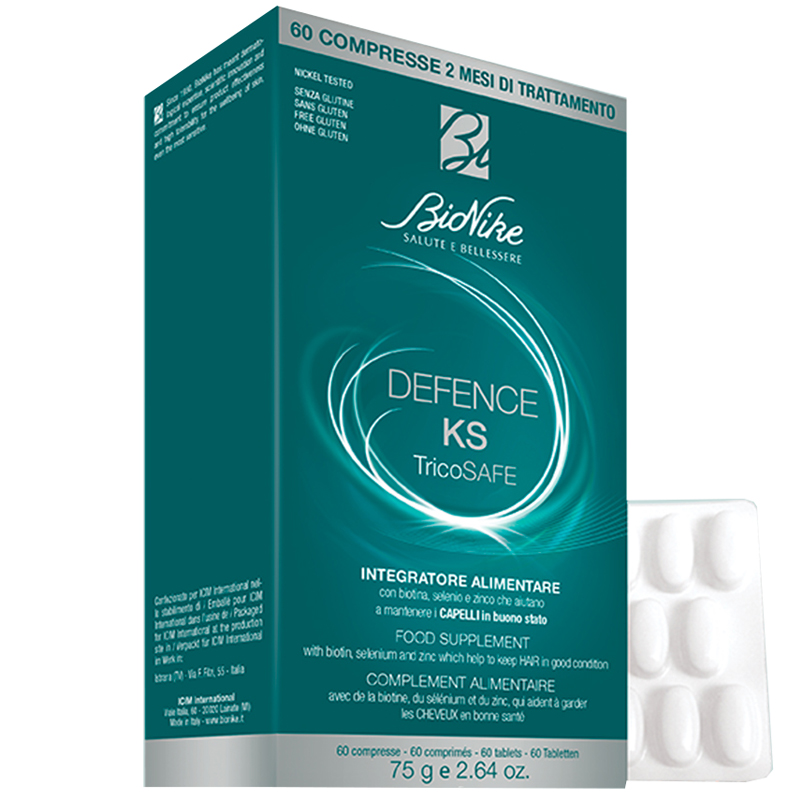 DEFENCE KS TRICOSAFE 60 COMPRESSE - Newepa Srl