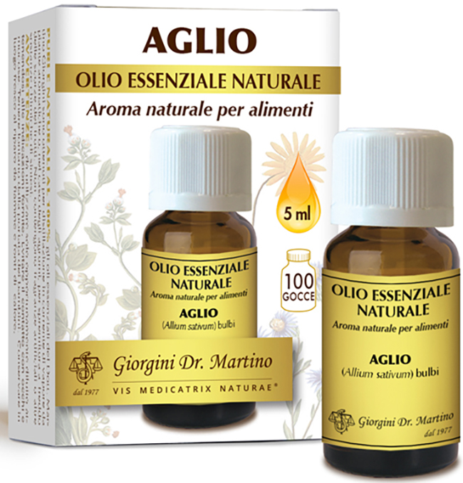 AGLIO OLIO ESSENZIALE NATURALE 5 ML - Newepa Srl