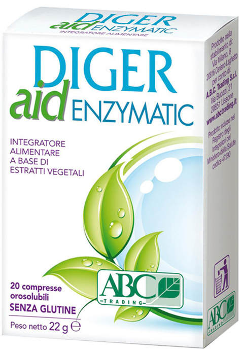 DIGER AID ENZYMATIC 20 COMPRESSE - Newepa Srl