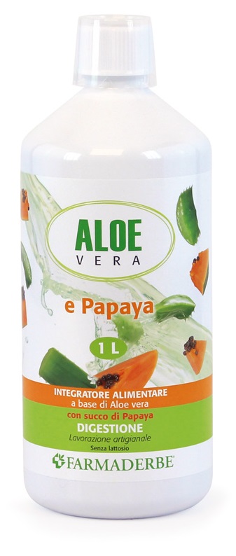 ALOE VERA SUCCO DI ALOE VERA E PAPAYA 1 LITRO - Newepa Srl