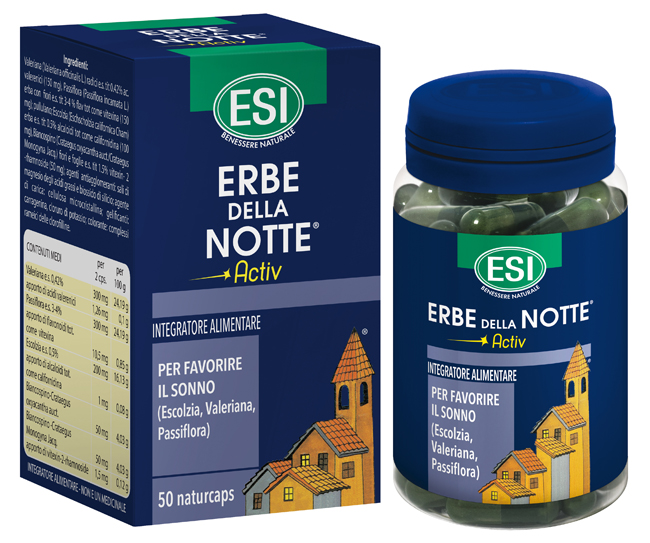 ESI ERBE DELLA NOTTE ACTIV 50 CAPSULE - Newepa Srl