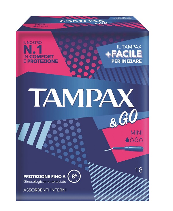 TAMPAX & GO MINI 18 PEZZI - Newepa Srl