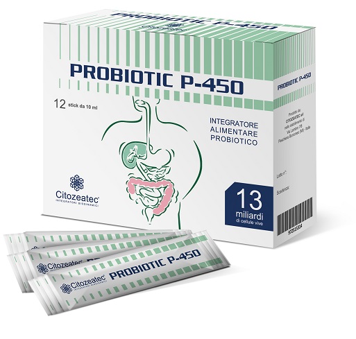PROBIOTIC P-450 12 STICK MONODOSE 10 ML - Newepa Srl