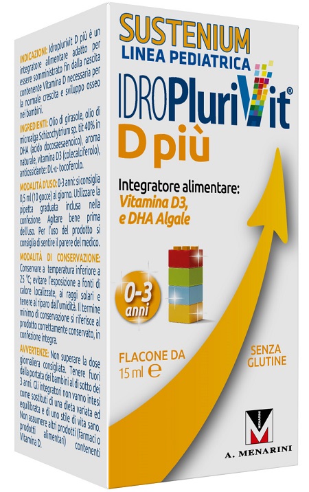IDROPLURIVIT D+ SUSTENIUM 15 ML - Newepa Srl