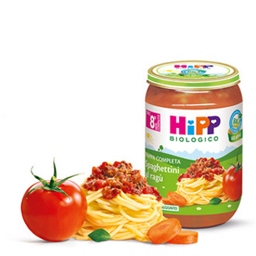 HIPP BIO SPAGHETTINI AL RAGU' 220 G - Newepa Srl