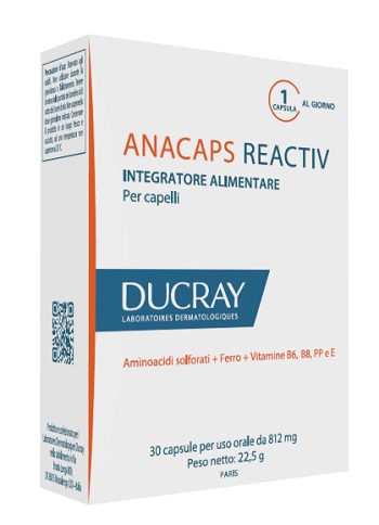 ANACAPS REACTIV DUCRAY 30 CAPSULE 2017 - Newepa Srl