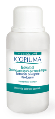 NOVALCOL DISINFETTANTE LIQUIDO ANTISETTICO CUTANEO 250 ML - Newepa Srl