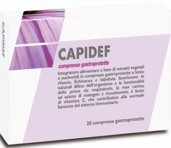 CAPIDEF 20 COMPRESSE GASTROPROTETTE - Newepa Srl