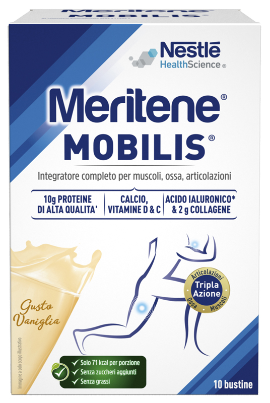 MERITENE MOBILIS GUSTO VANIGLIA 10 BUSTINE DA 21 G - Newepa Srl