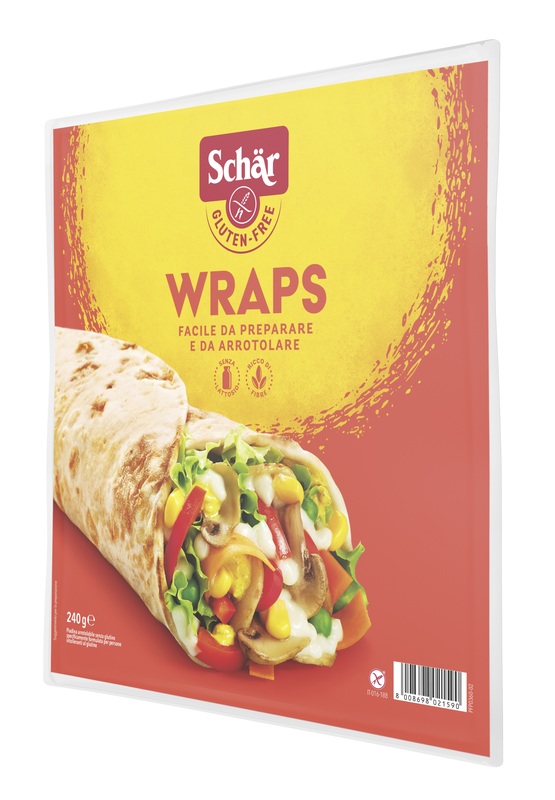 SCHAR WRAPS PIADINA ARROTOLABILE SENZA LATTOSIO 240 G - Newepa Srl