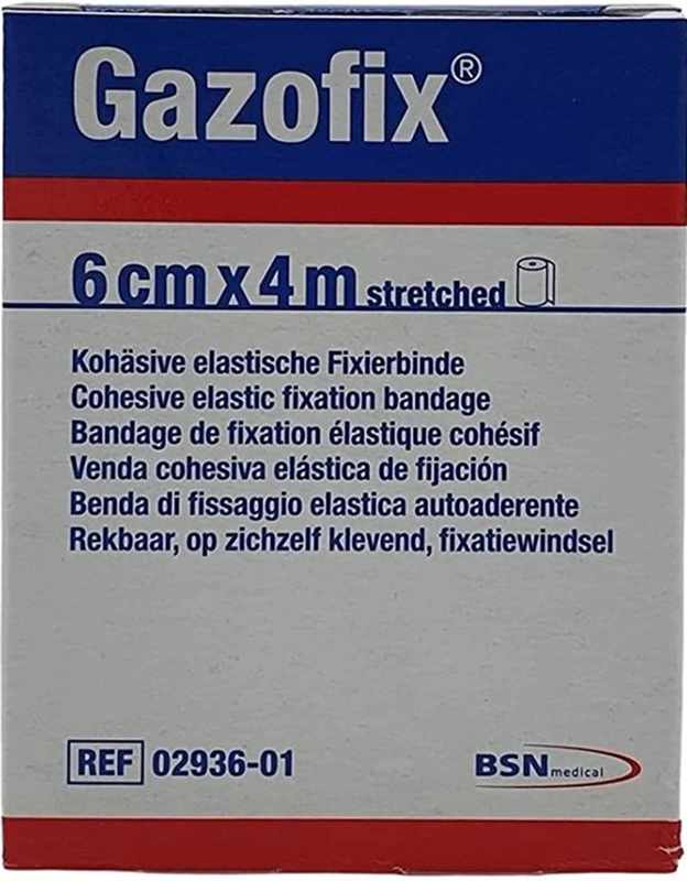 BENDA ELASTICA AUTOADESIVA GAZOFIX 6X400 CM - Newepa Srl