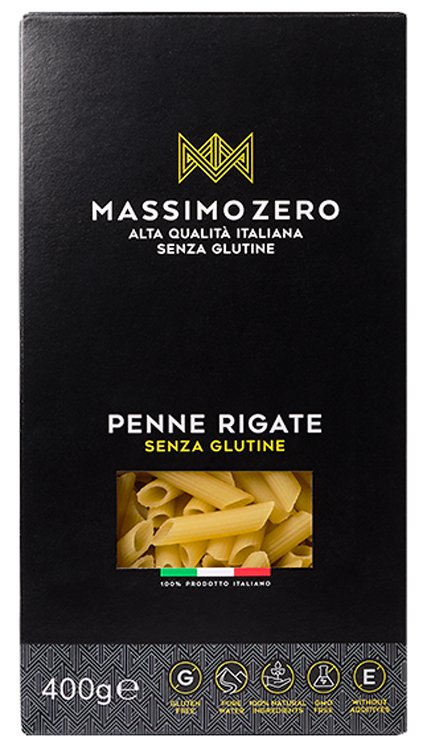 MASSIMO ZERO PENNE RIGATE 400 G - Newepa Srl