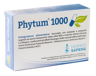 PHYTUM 1000 30 CAPSULE 500 MG - Newepa Srl