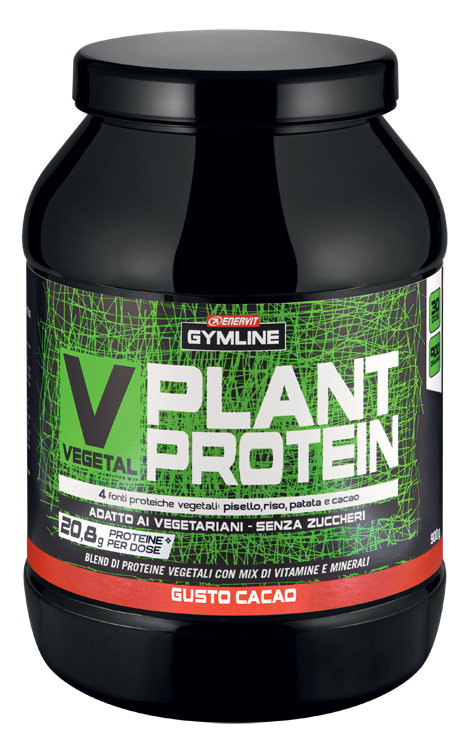 GYMLINE MUSCLE VEG PROT BLEND CACAO 900 G - Newepa Srl