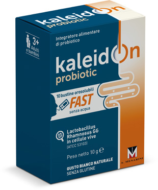 KALEIDON PROBIOTIC FAST BIANCO NATURALE 10 BUSTE OROSOLUBILI - Newepa Srl