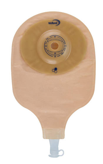 SACCA PER UROSTOMIA TRASPARENTE RITAGLIABILE AURUM PROFILE URO MIDI DIAMETRO 13-48 MM INIZIO CONVESSITA' 48 MM 10 PEZZI - Newepa Srl