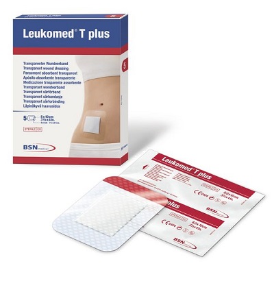 LEUKOMED T PLUS MEDICAZIONE POST-OPERATORIA TRASPARENTE IMPERMEABILE 7,2 X 5 CM - Newepa Srl
