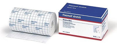 FASCIA AUTOADESIVA IPOALLERGENICA FIXOMULL STRETCH PER FISSAGGIO CATETERI M 10 X 10 CM - Newepa Srl