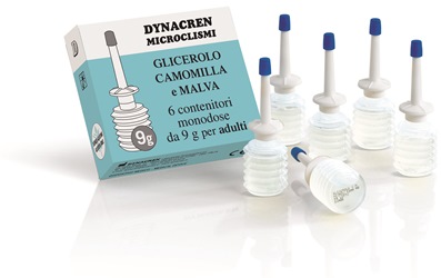 DYNACREN MICROCLISMI CAMOMILLA E MALVA 6 PEZZI DA 9 G PER ADULTI - Newepa Srl