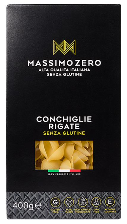 MASSIMO ZERO CONCHIGLIE RIGATE 400 G - Newepa Srl