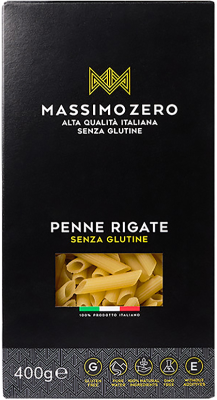 MASSIMO ZERO MEZZE PENNE RIGATE 400 G - Newepa Srl