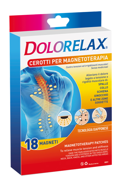 DOLORELAX CEROTTO MAGNETOTERAPIA 18 PEZZI - Newepa Srl