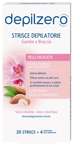 DEPILZERO STRISCE GAMBE BRACCIA 20 PEZZI - Newepa Srl