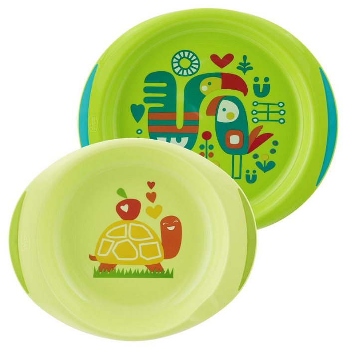 CHICCO PIATTO FONDO E PIANO 12 MESI+ AZZURRO/VERDE - Newepa Srl