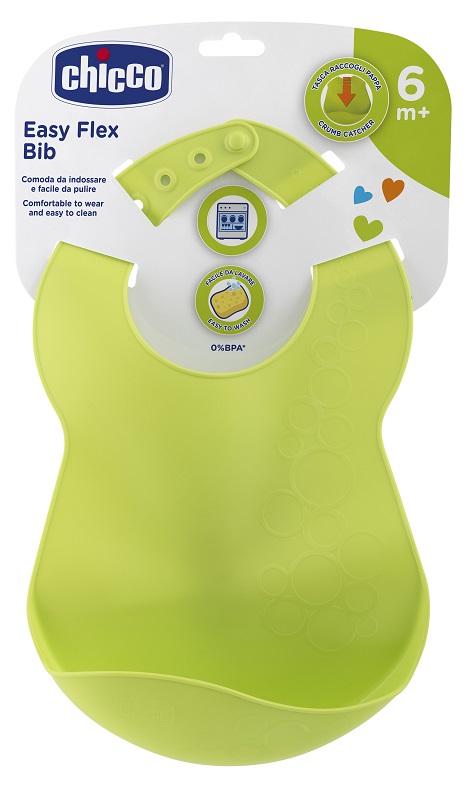 CHICCO BAVAGLINA RIGIDA 6M+ VERDE - Newepa Srl