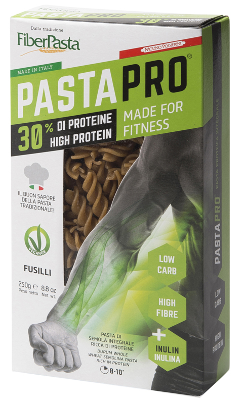 PASTAPRO FUSILLI INTEGRALI 30% PROTEINE 250 G - Newepa Srl