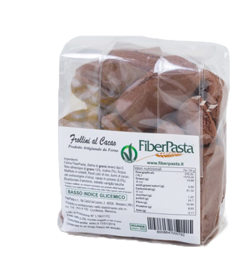 FIBERPASTA FROLLINI AL CACAO 250 G - Newepa Srl