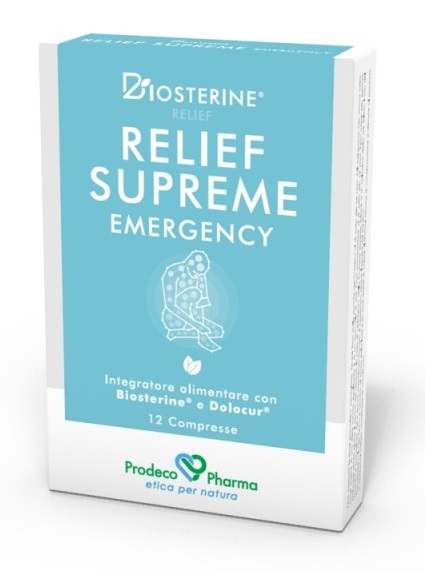 BIOSTERINE RELIEF SUPREME EMERGENCY 12 COMPRESSE - Newepa Srl
